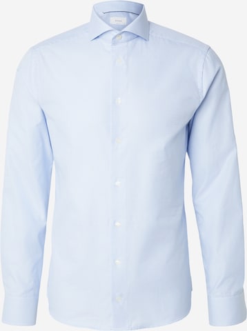Super Slim Fit Camicia business 'Houndstooth' di ETON in blu: frontale