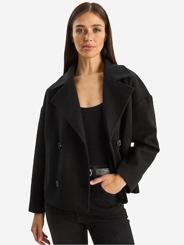 Bianco Lucci Winter Coat in Black