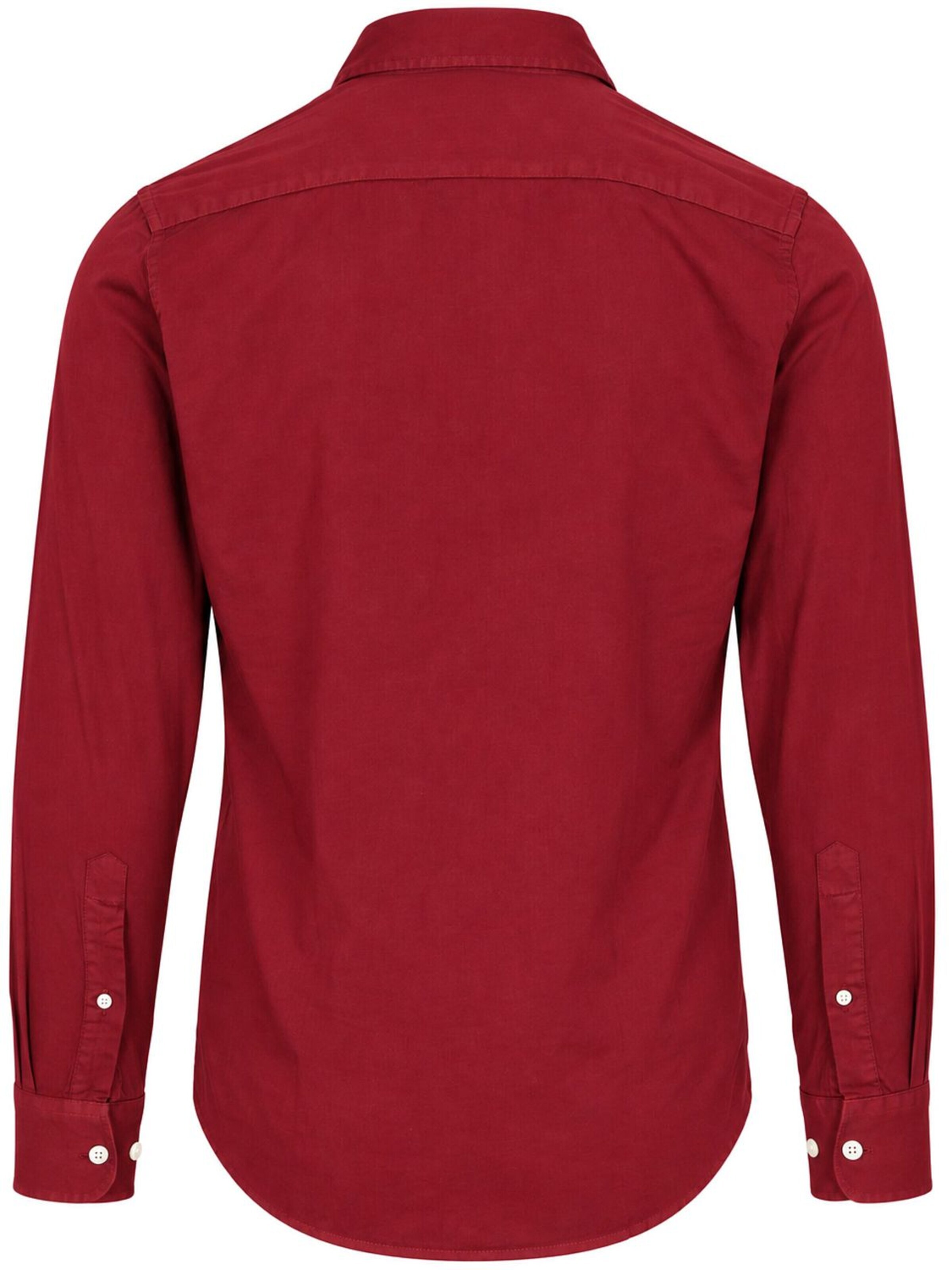 KING Essentials Regular fit Button Up Shirt 'The Tommy' in Red
