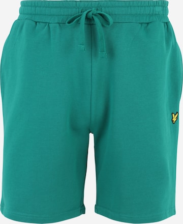 Regular Pantaloni de la Lyle & Scott Big&Tall pe verde: față