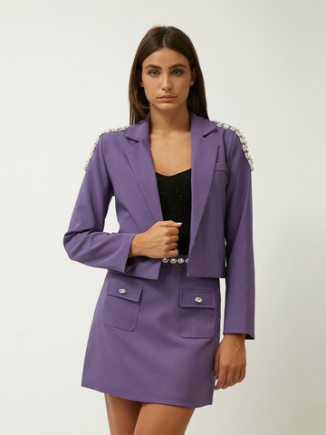 Blazer Influencer en violet : devant