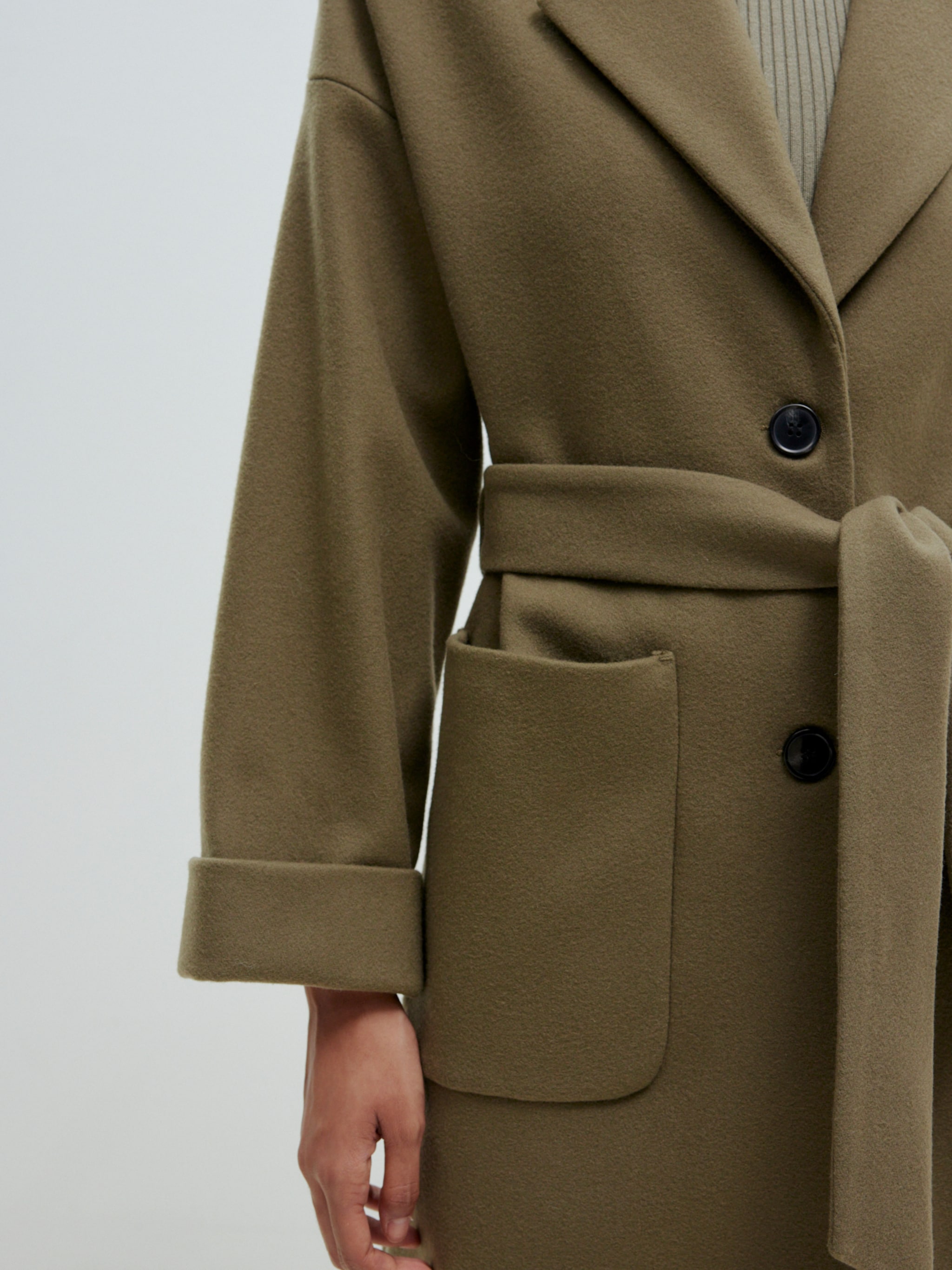 EDITED Produkte Mantel 'Santo' khaki