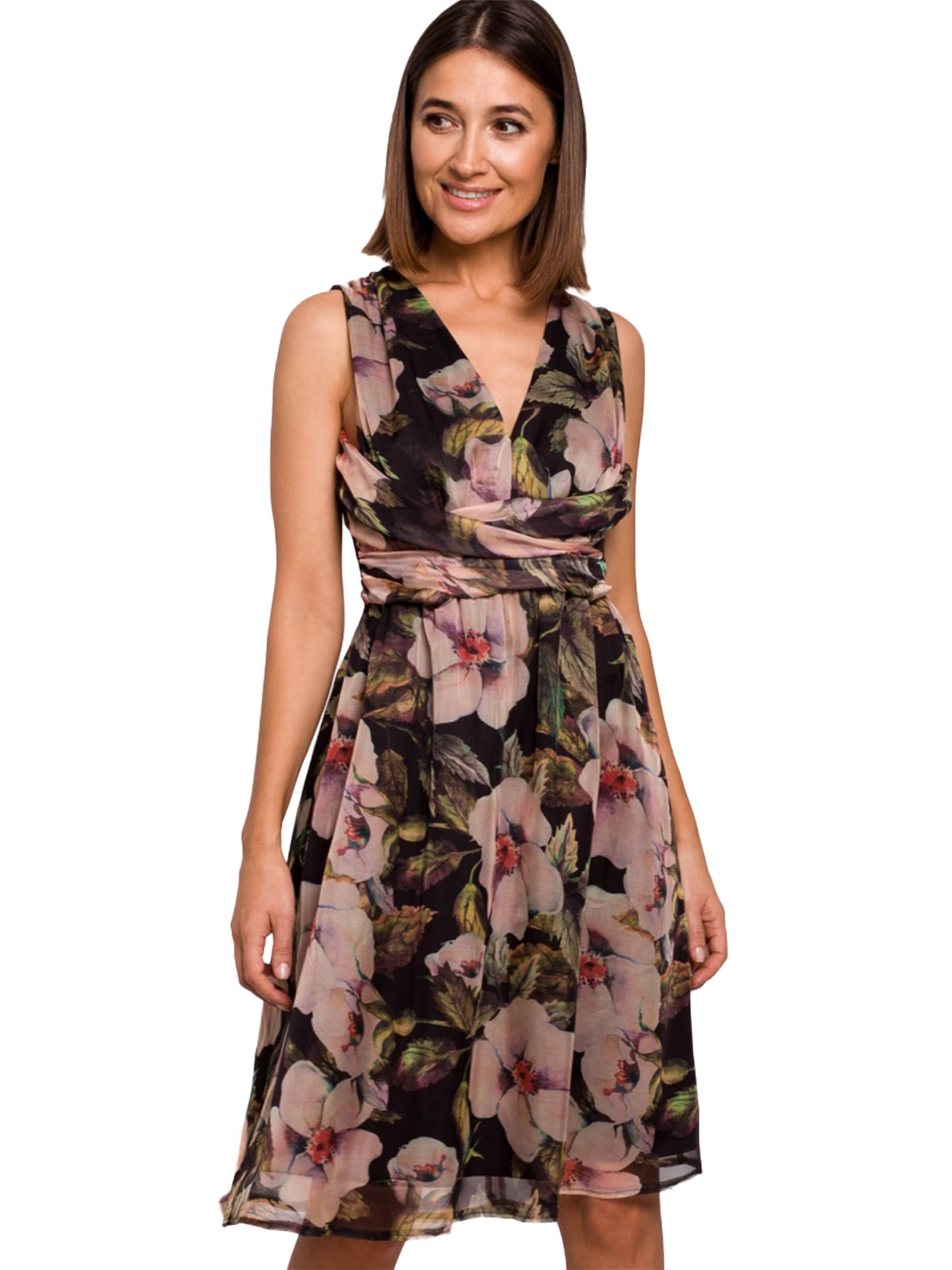 Stylove Dress in Black: front