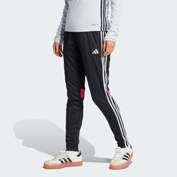 ADIDAS PERFORMANCE Slimfit Sporthose 'Tiro 25 Essentials' in Schwarz: Vorderseite