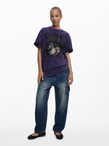 Desigual T-shirt i lila