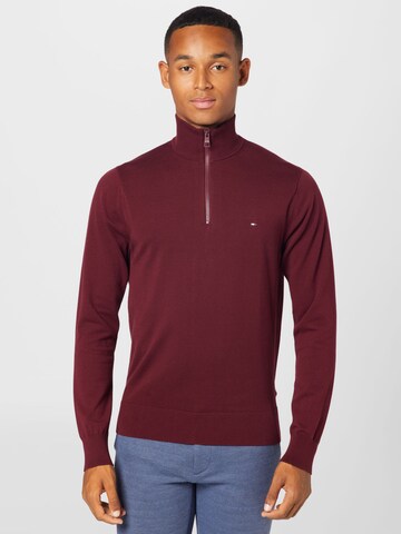 Pull-over TOMMY HILFIGER en rouge : devant