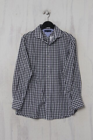 TOMMY HILFIGER Button Up Shirt in L in Black: front