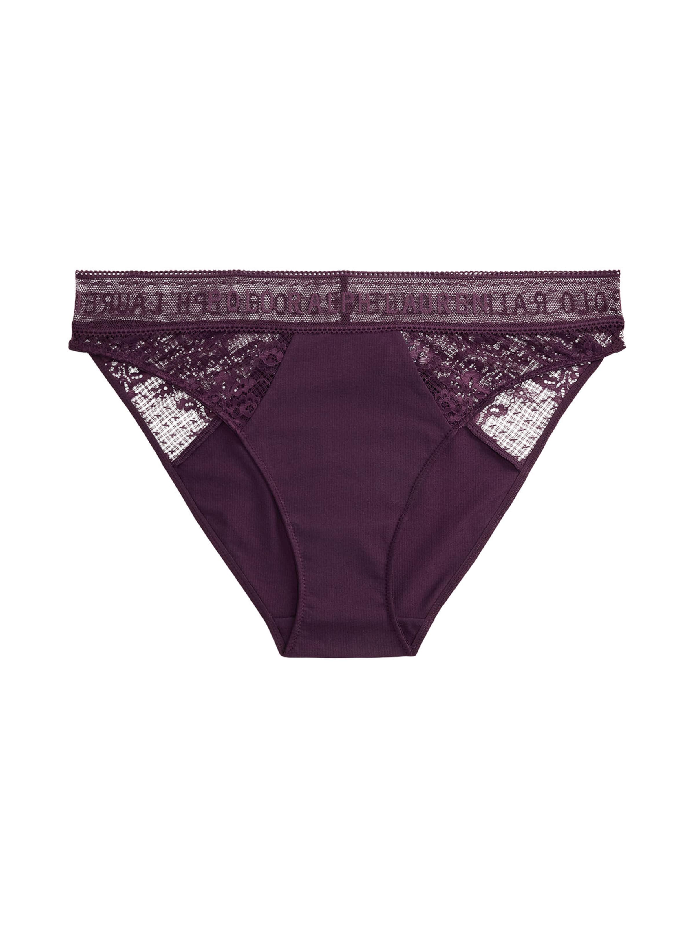 Polo Ralph Lauren Slip 'Love Collection' in Lila: Vorderseite