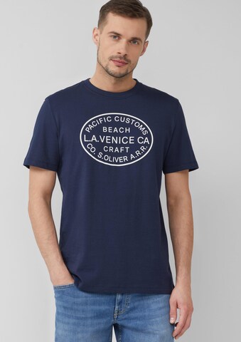 s.Oliver T-Shirt in Blau: Vorderseite