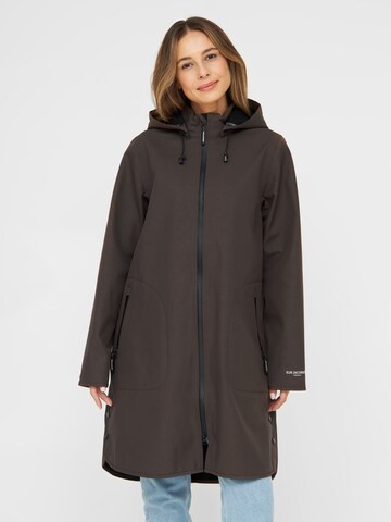 ILSE JACOBSEN Funktionsmantel 'RAIN128' in Braun: Vorderseite
