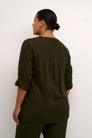 KAFFE CURVE Blouse 'Mille' in Green