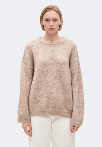 Pull-over oversize 'Tessy' ABOUT YOU en beige : devant