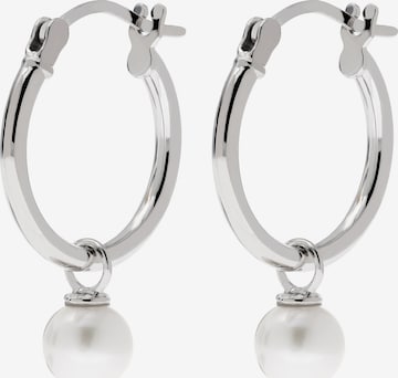 CHRIST Earrings in White: front
