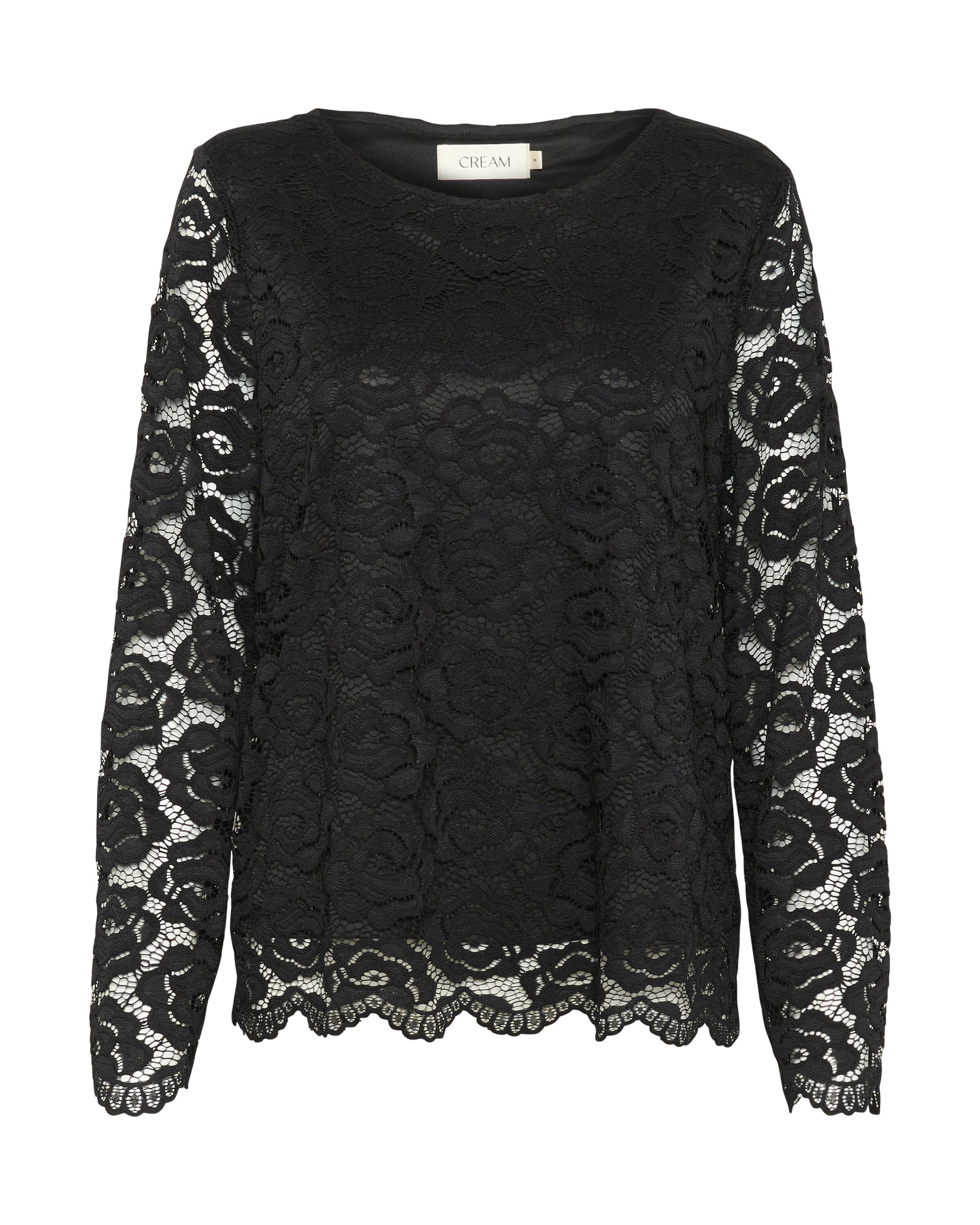 Bluză 'Tinu' de la Cream pe negru: față