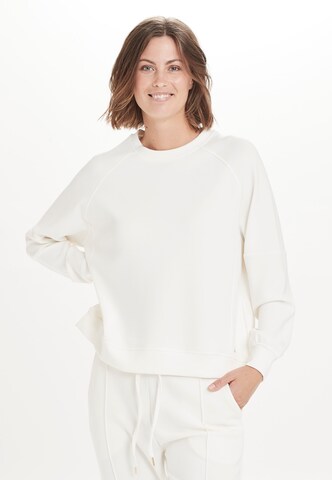 Athlecia Sportief sweatshirt 'Jacey' in Wit: voorkant