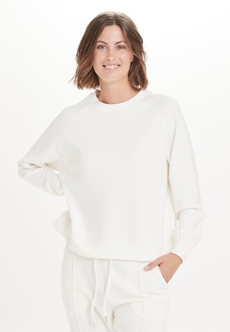 Athlecia Sweatshirt 'Jacey' in Weiß: predná strana