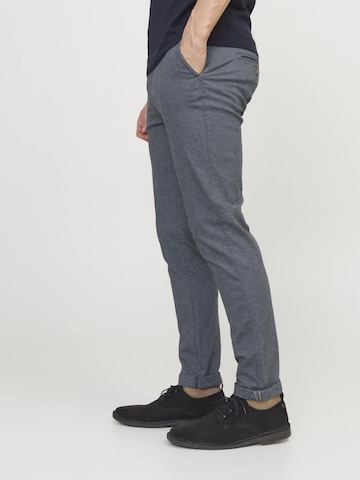 JACK & JONES Slimfit Chinobyxa 'JPSTMarco JJFury' i blå