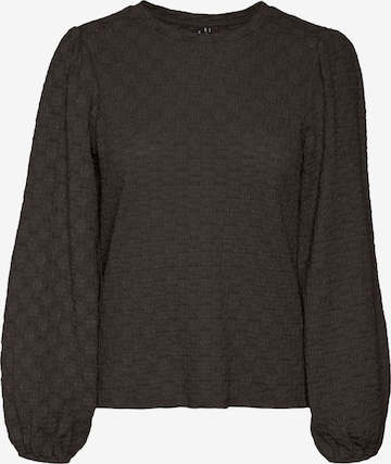 Chemisier 'VMFlower' VERO MODA en marron : devant