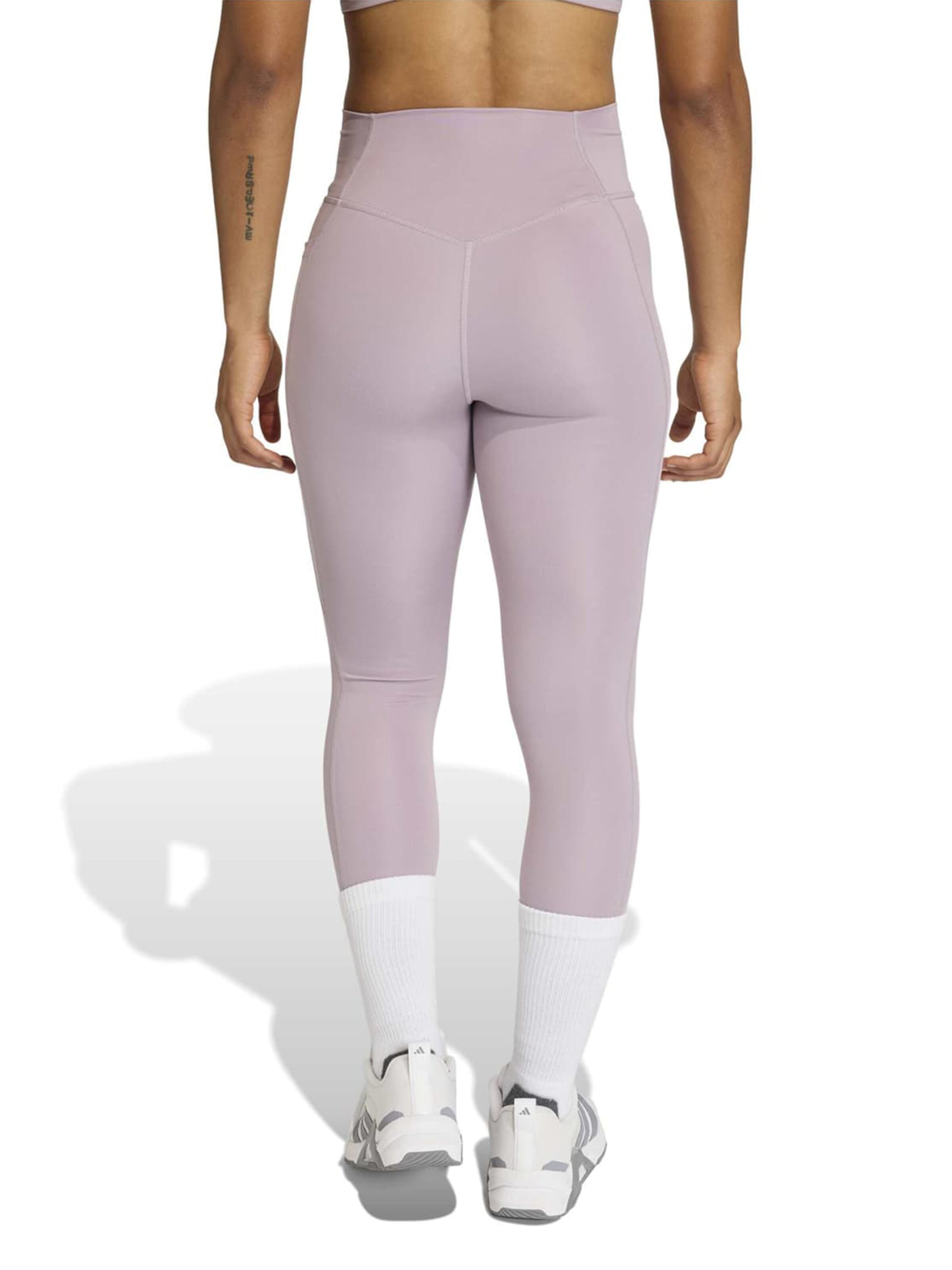 ADIDAS PERFORMANCE - Skinny Pantalón deportivo 'Optime Power Essentials' en lila