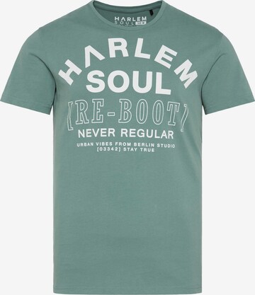 Harlem Soul MEL-BOURNE T-Shirt Printed in Grün: predná strana