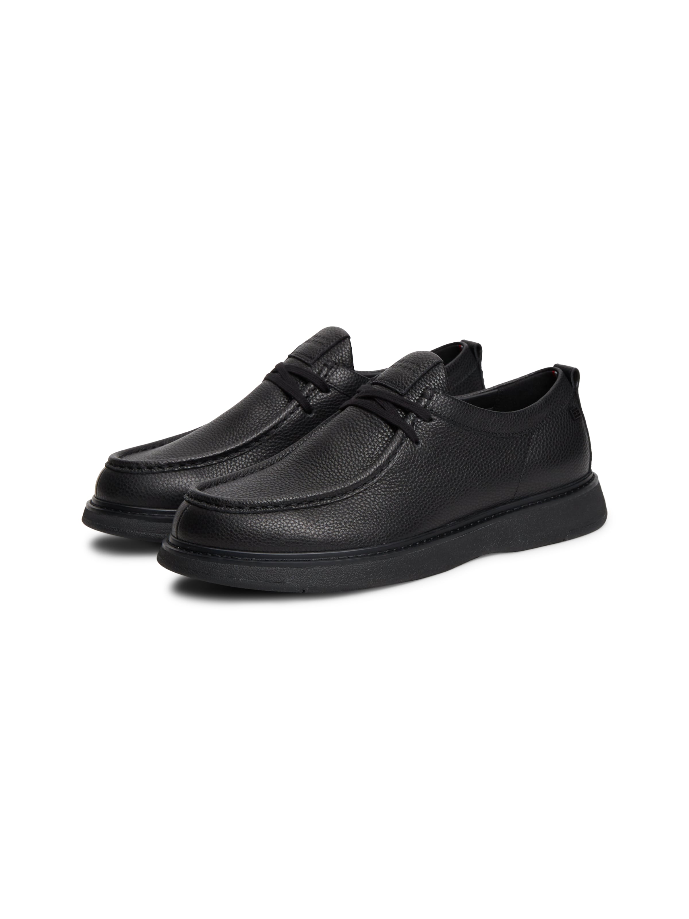 TOMMY HILFIGER Schnürschuh in Schwarz