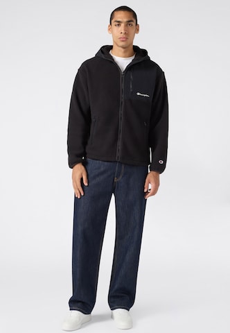 Champion Fleece jas in Zwart