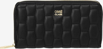 Cavalli Class Wallet in Black: front