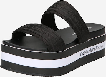 Calvin Klein Jeans - Zapatos abiertos en negro: frente