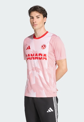 T-Shirt fonctionnel 'Canada' ADIDAS PERFORMANCE en blanc : devant
