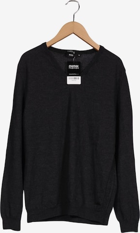 BOSS Black Pullover XL in Grau: Vorderseite
