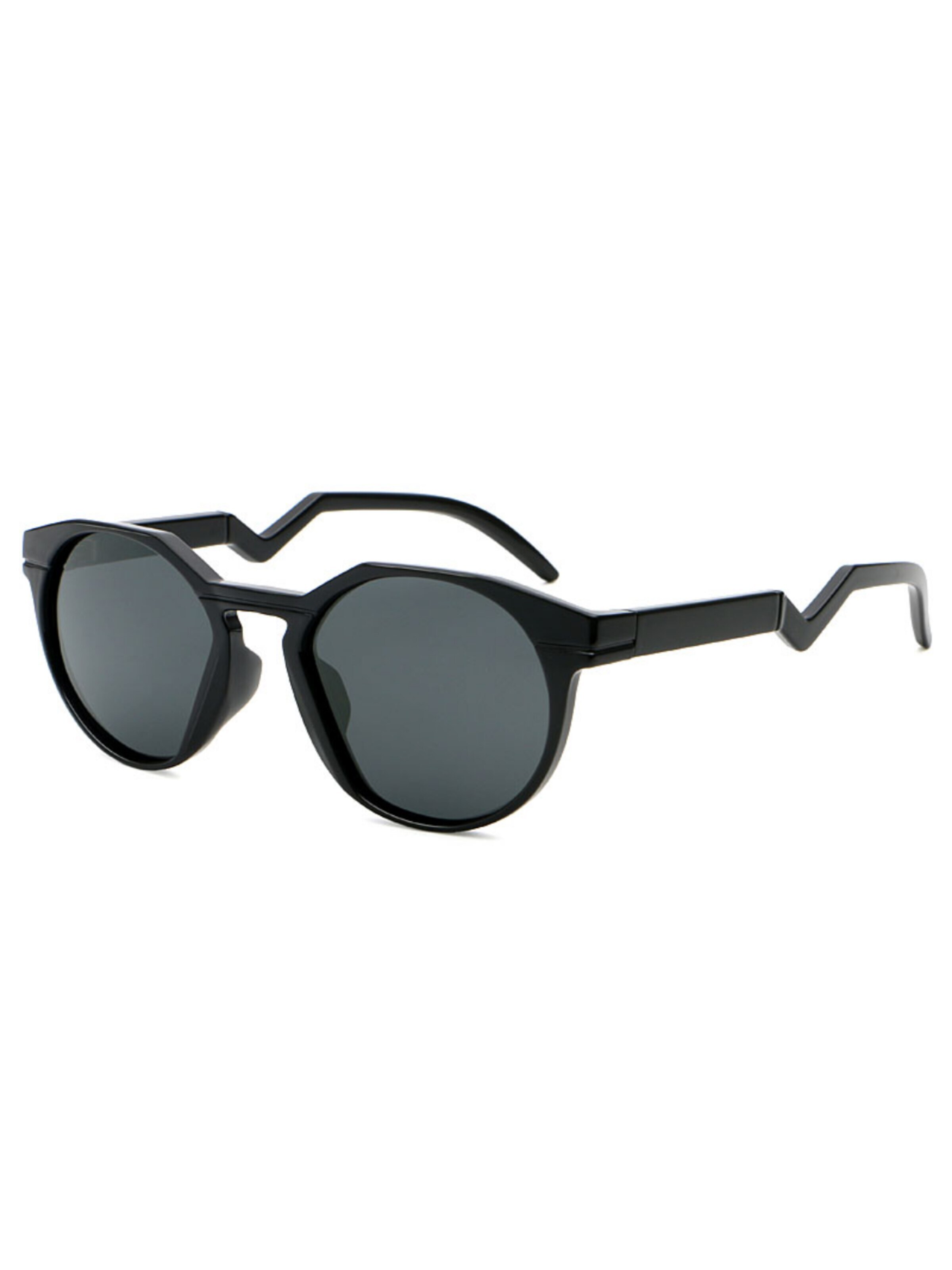 VEYREY Sonnenbrille 'Contralance'‌‌‌‌‌‌ in Schwarz: Vorderseite