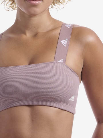 ADIDAS SPORTSWEAR Bustier BH ' Real Cool Cotton ' in Bruin