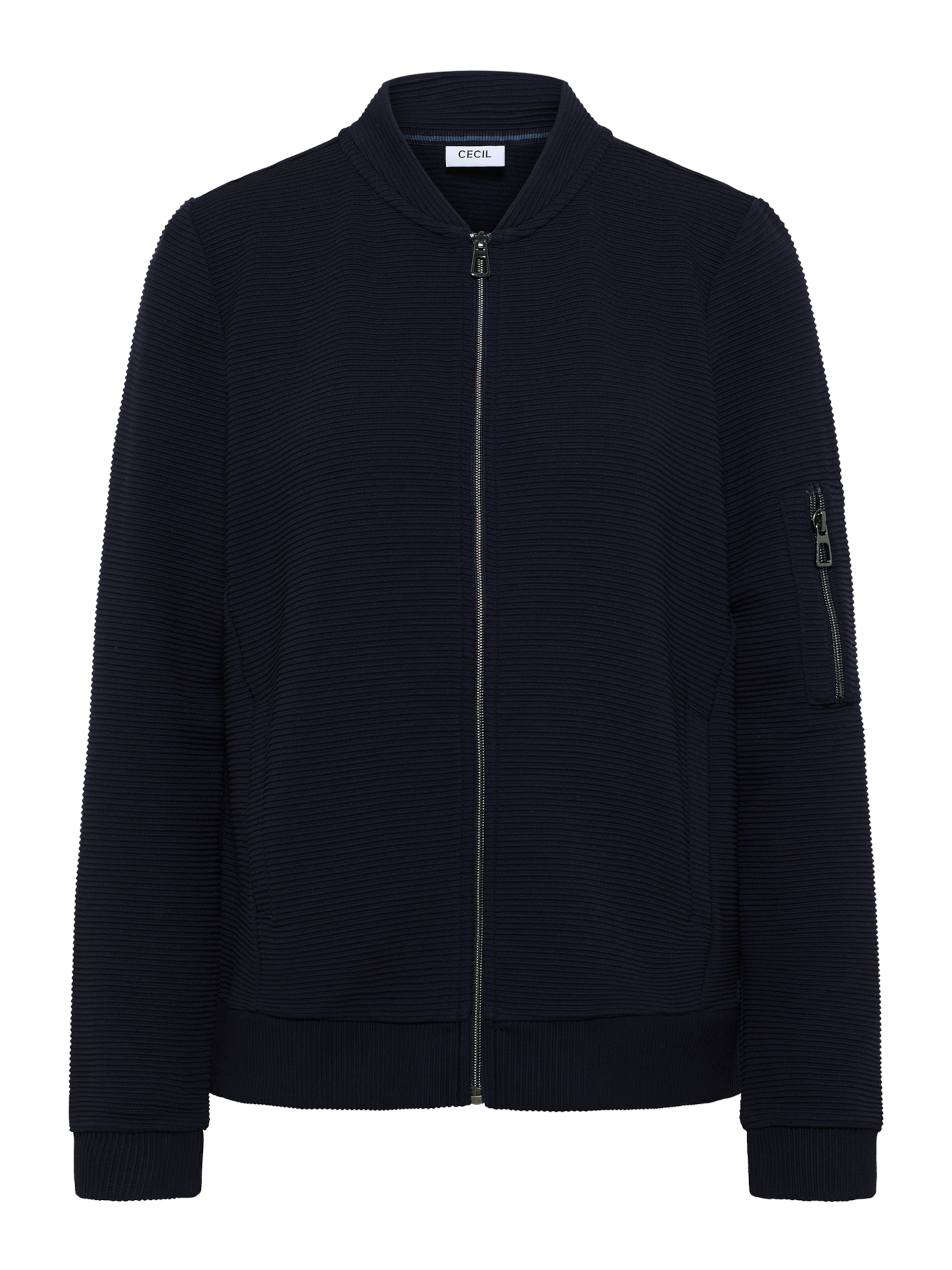 CECIL Chaqueta de entretiempo en azul oscuro, Vista del producto