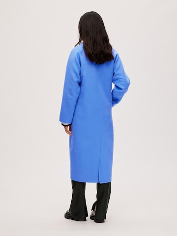 SELECTED FEMME Between-Seasons Coat 'TAMA' in Blue