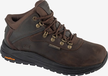 SKECHERS Veterboots 'Skechers Slip-Ins: Meroe - Pikeman' in Bruin: voorkant