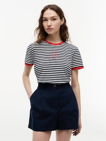 TOMMY HILFIGER Тениска в синьо: отпред