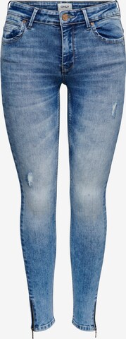 ONLY Skinny Jeans 'Kendell' in Blauw: voorkant