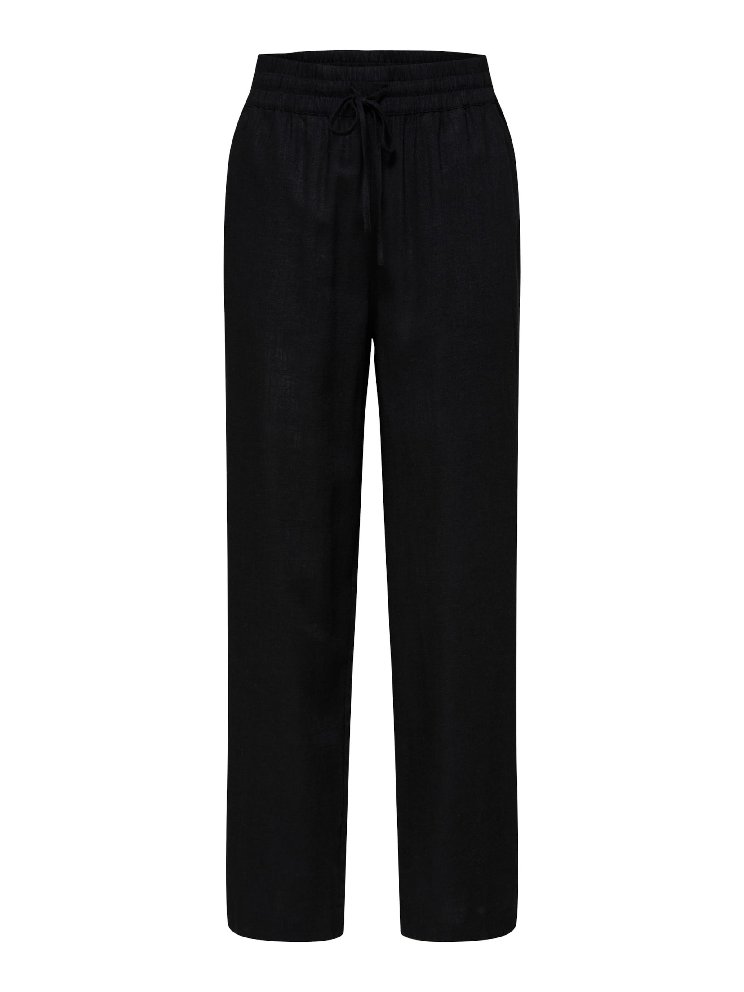 SELECTED Broek in Zwart: voorkant