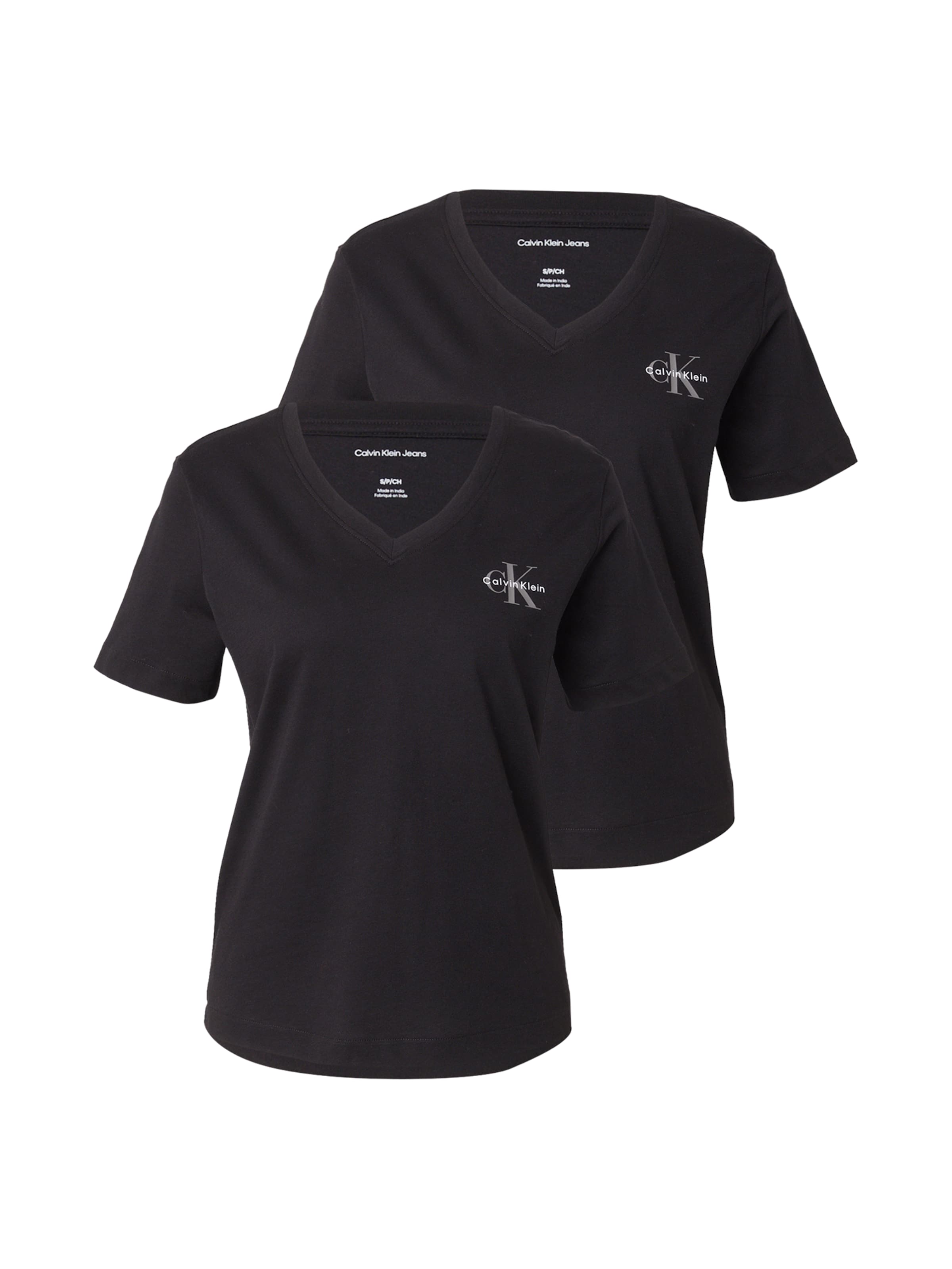 Calvin Klein Jeans Tričko - Čierna: predná strana