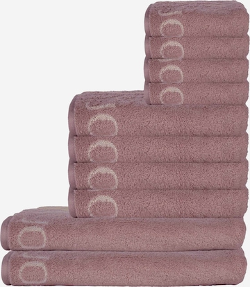 Serviette JOOP! en rose : devant