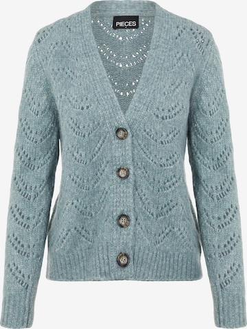 Cardigan 'Bibi' PIECES en bleu : devant