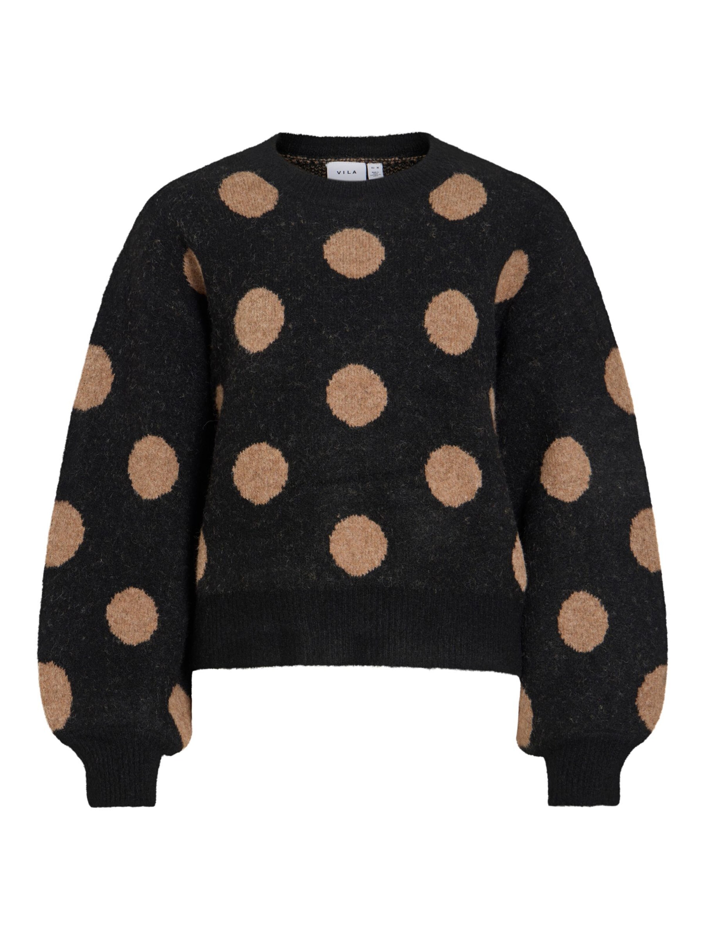 Pullover 'VILUNA' di VILA in nero: frontale