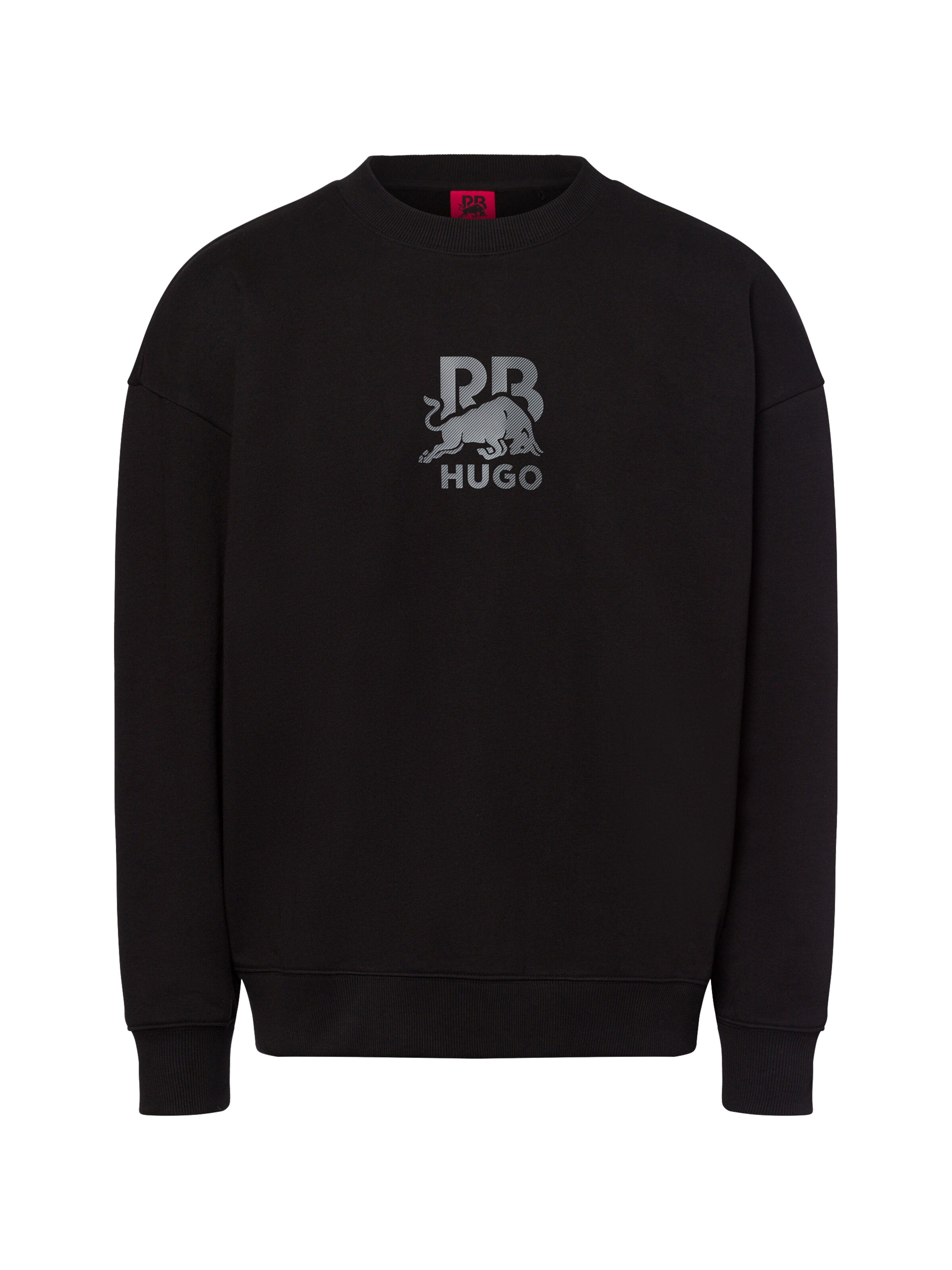 HUGO Sweatshirt ' Dahrain RB ' in Schwarz: Vorderseite