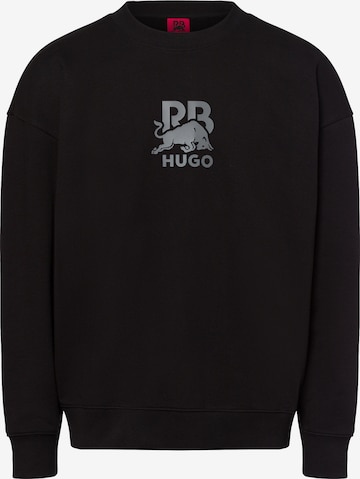 Sweat-shirt ' Dahrain RB ' HUGO en noir : devant