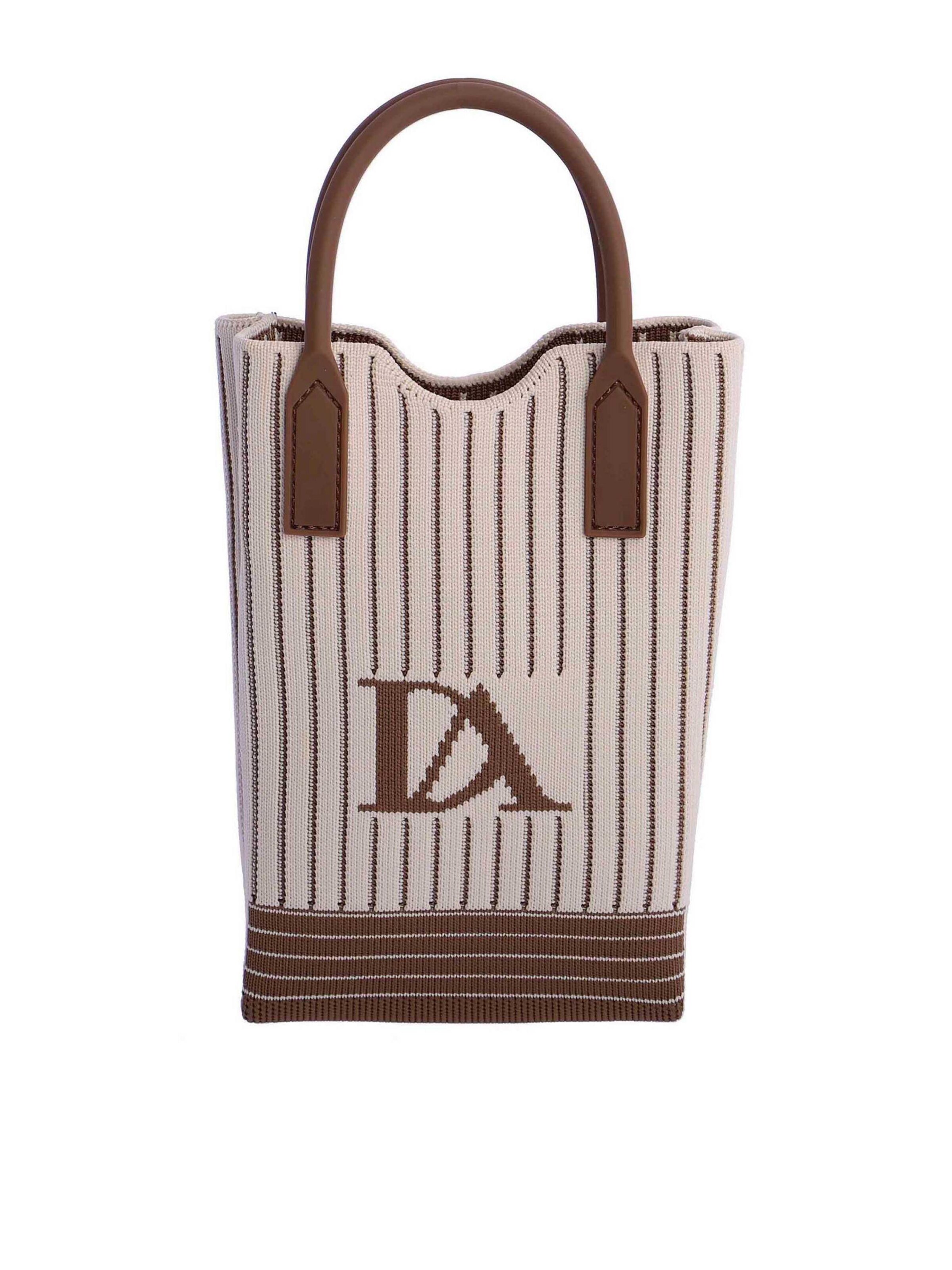 Don Algodon - Bolso de mano 'Coraline' en beige: frente