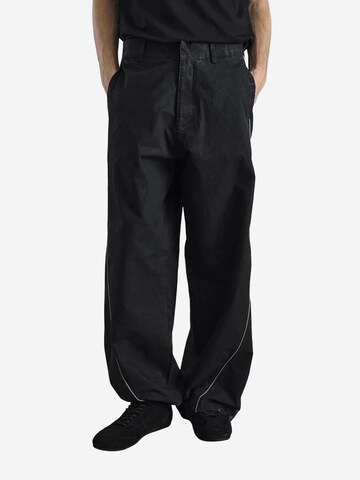 Baggy Pantaloni di Giesto in nero: frontale