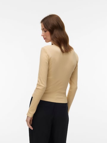 Cardigan 'VMEmma' VERO MODA en beige