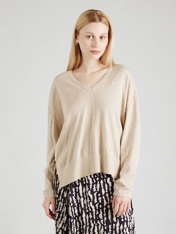 MOS MOSH Sweater in Beige: front