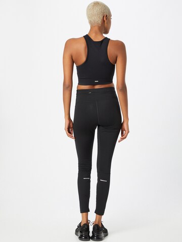 ASICS Skinny Workout Pants 'WINDBLOCK' in Black