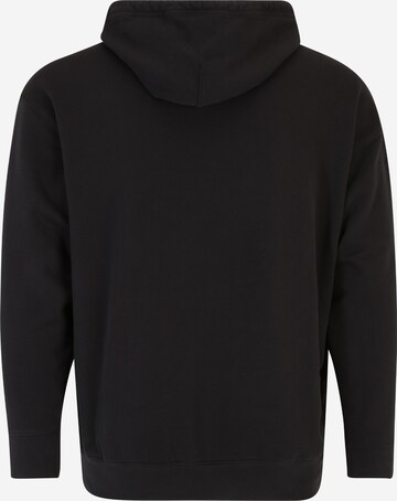 Levi's® Big & Tall Sweatshirt 'Relaxed Graphic Hoodie' in Black